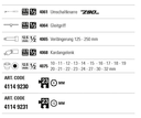 Steckschlüssel Satz 1/2 Zoll