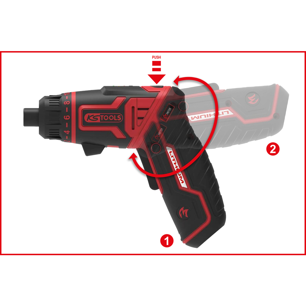 eMONSTER 1/4" Akku-Bit-Schrauber-Satz, 27-tlg.