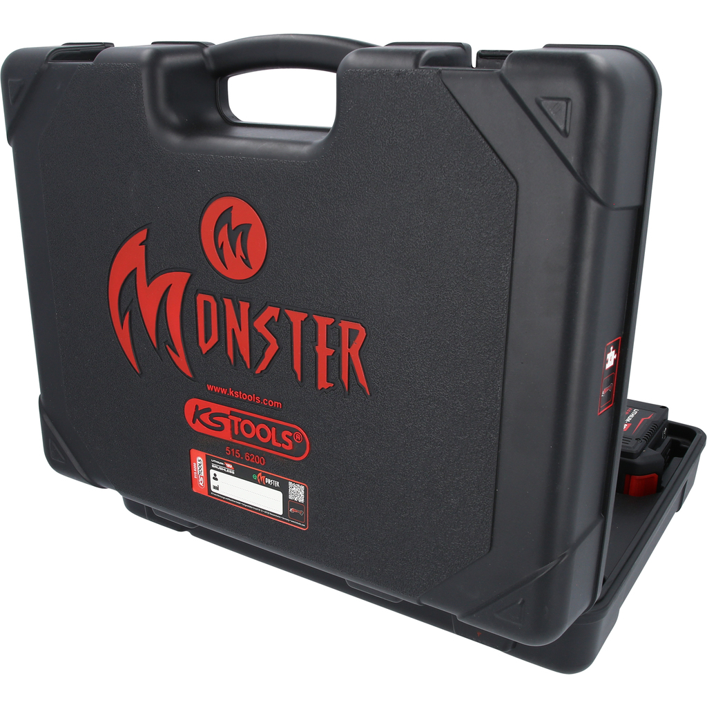 KS Tools eMONSTER Brushless-Akku-Winkelschleifer-Satz , 4-tlg