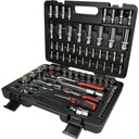 KS Tools CHROMEplus Socket Set 1/4" + 1/2", 78-piece