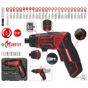 KS Tools eMONSTER 1/4" Cordless Bit Screwdriver Set, 27-Piece