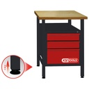 Workbench with 3 Drawers, H840 x W600 x D600 mm