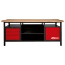 XXL Workbench with 3 Drawers and 1 Door