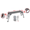Aluminium Safety Work Platform, L1270xW446xH495mm