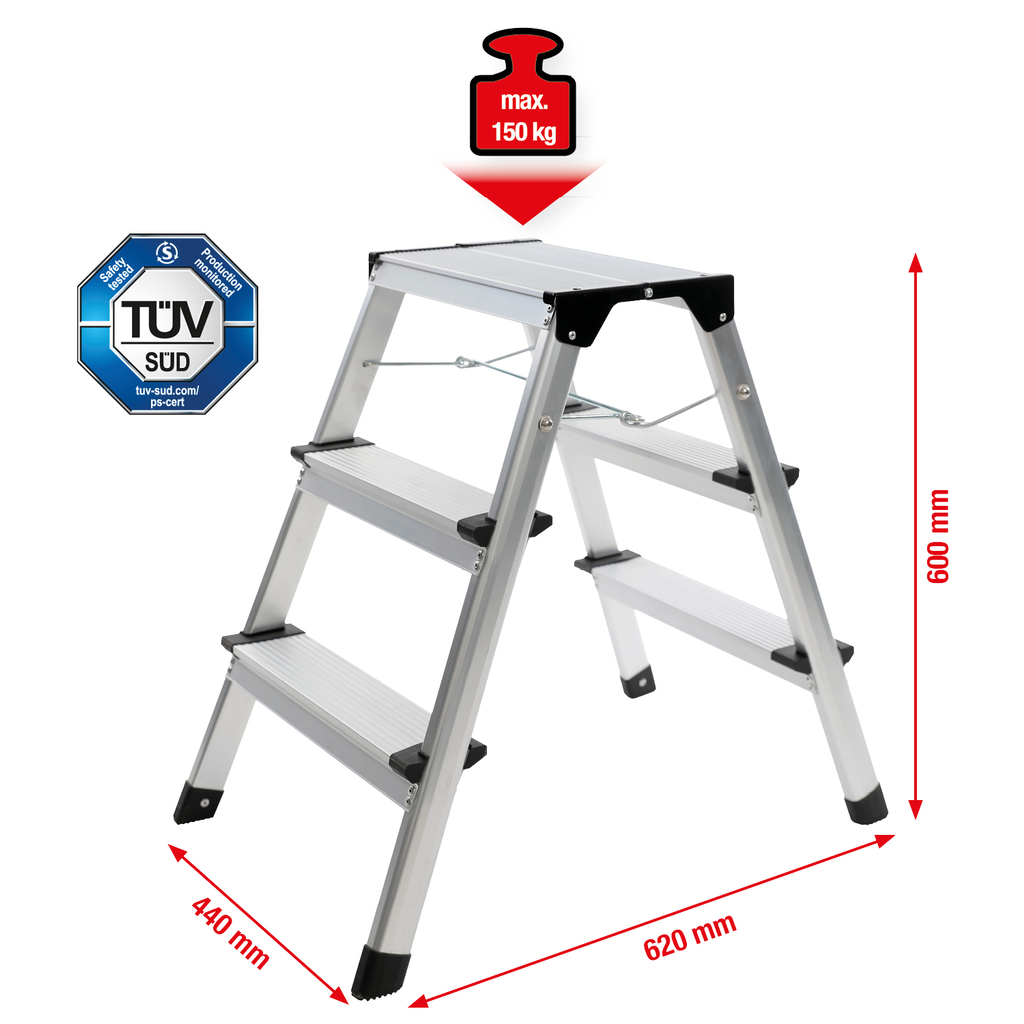 [800.0965] Aluminium Step Ladder
