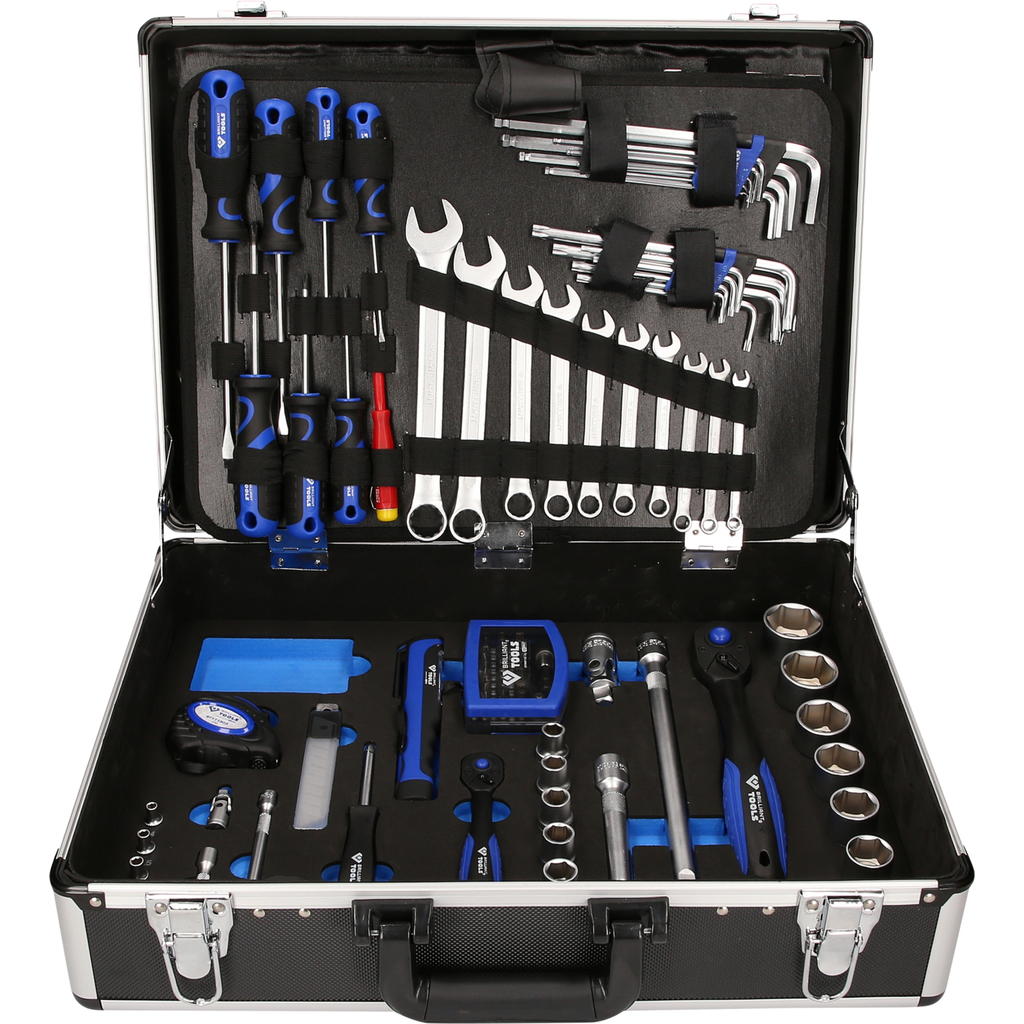[BT024143] Brilliant 1/4" + 1/2" Universal Tool Set, 143-Piece