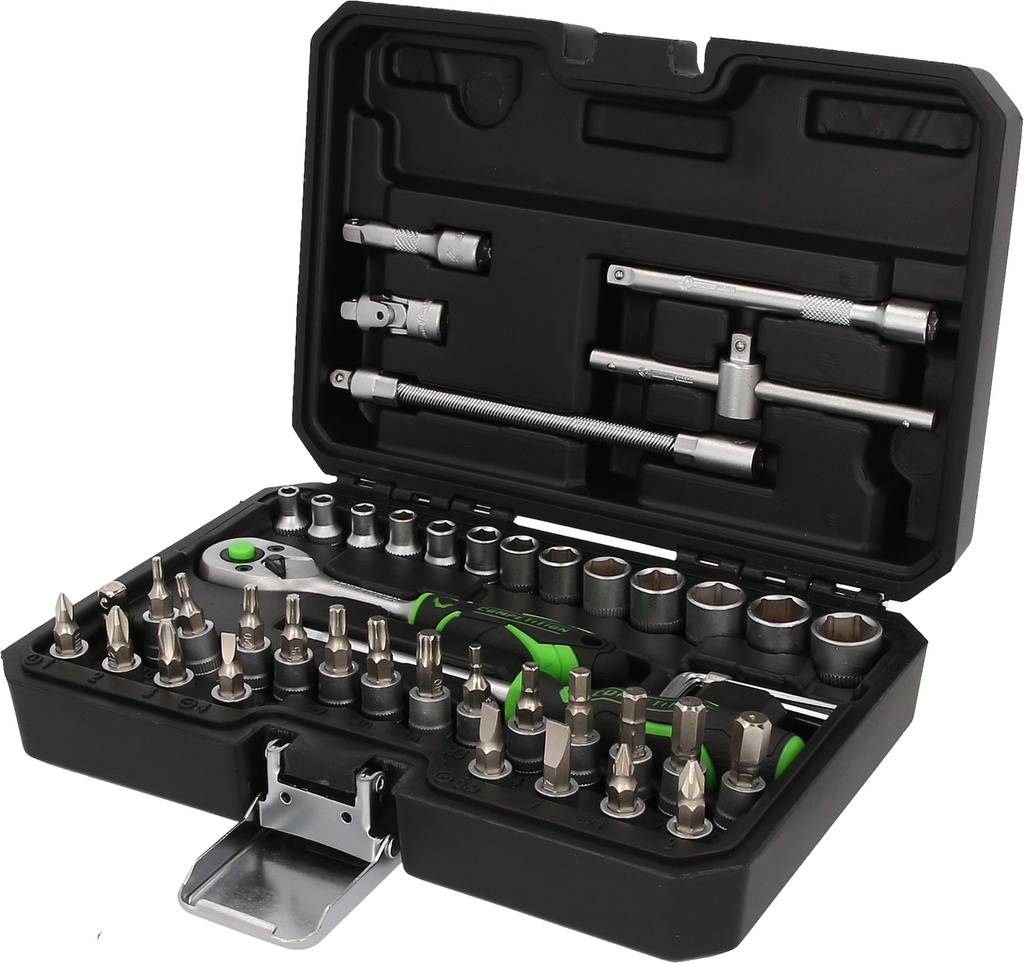 COMPETITION 1/4" Socket Set, 48-pc