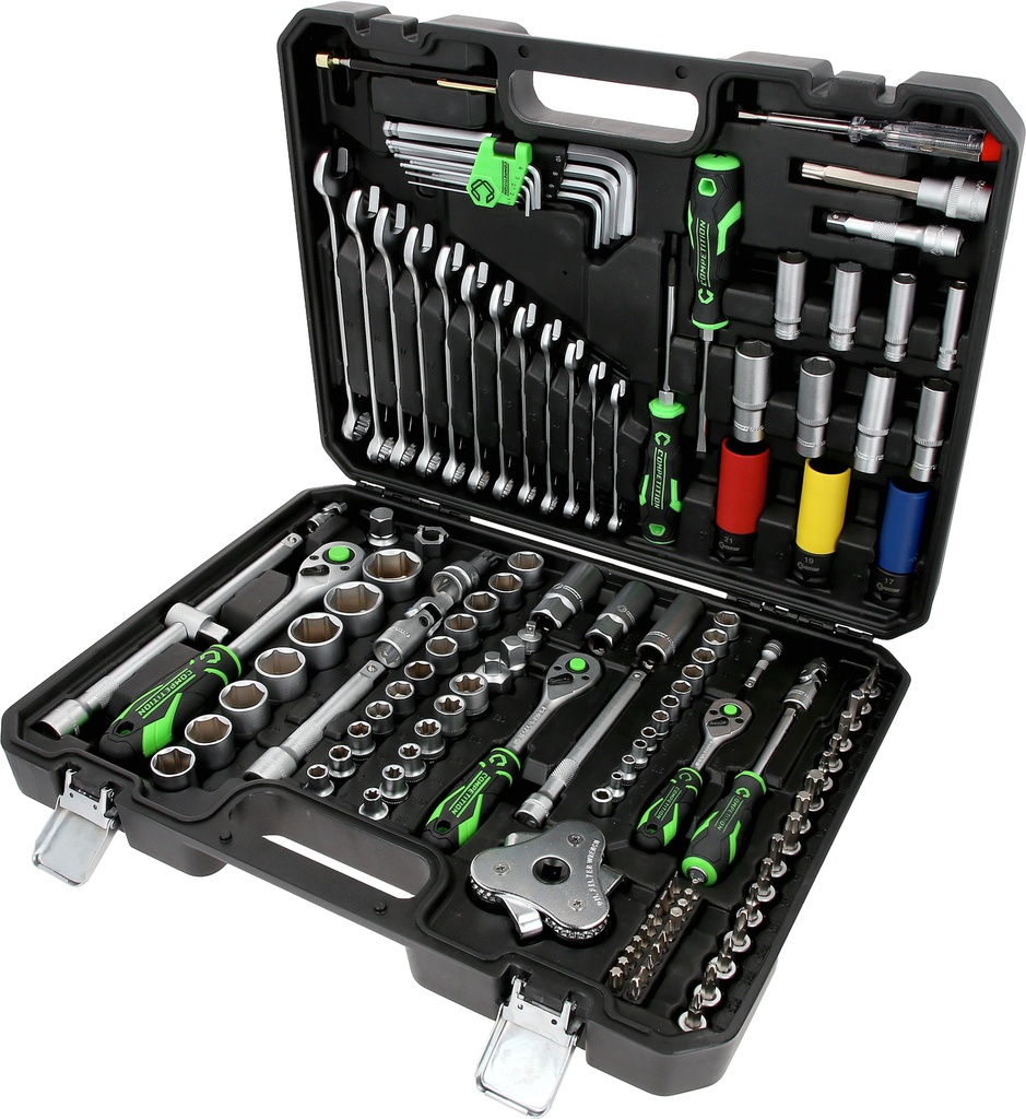 COMPETITION 1/4"+3/8"+1/2" Socket Set, 132-piece, Automotive Special