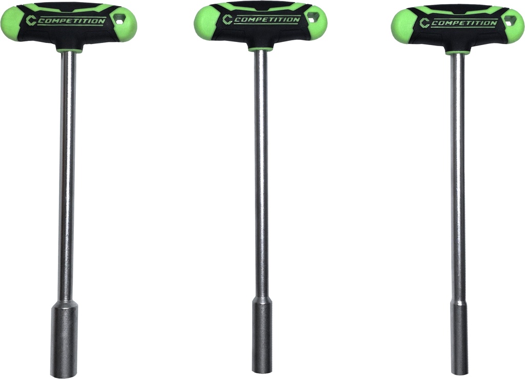 COMPETITION T-Griff-Nuss-Schraubendreher-Satz, 3-tlg.