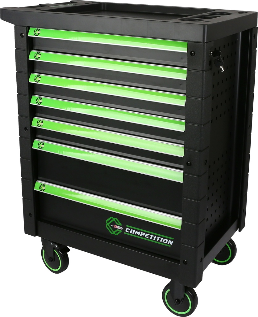 COMPETITION Workshop Trolley with 7 Drawers and 119 Premium Tools