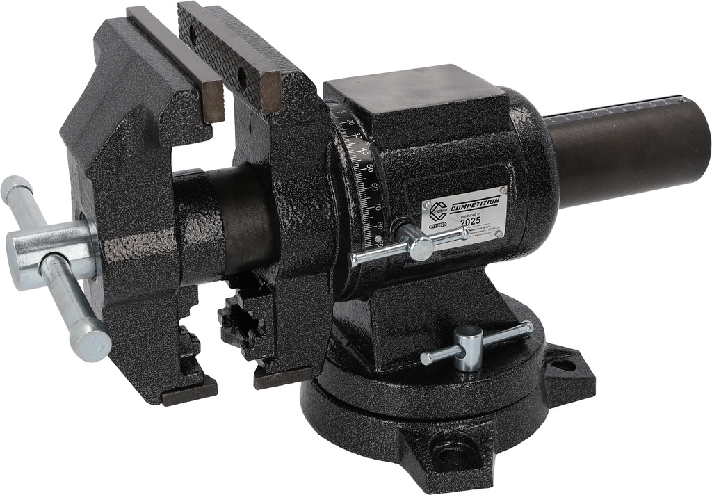 COMPETITION Parallel-Schraubstock mit Drehteller, 5", 125 mm