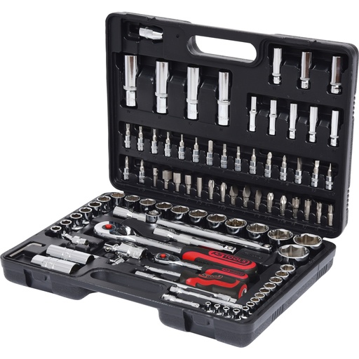 [918.0694] KS Tools CHROMEplus Socket Set 1/4" + 1/2", 94-pc