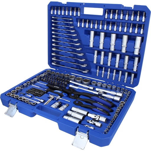 [BT023216] Brilliant Tools Socket Set, 216-pc, 1/4", 3/8", 1/2"