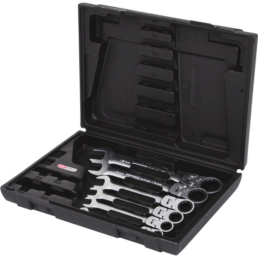 [503.4859] KS Tools GEARplus Flex-Head Ratcheting Wrench Set, 6-Piece, Lockable