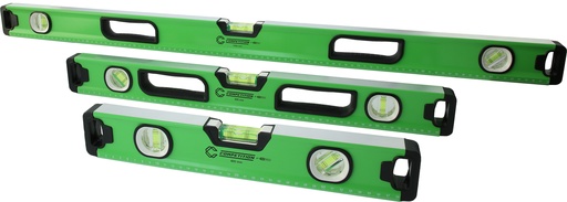 [512.0510] COMPETITION Spirit Level Set, 3-Piece, 400 + 600 + 1000 mm