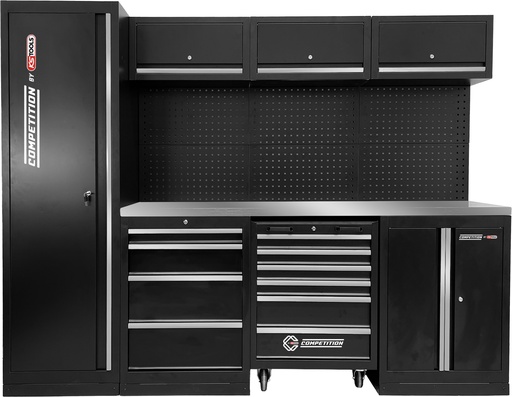 [512.6000] COMPETITION Workshop Cabinet System with Stainless Steel Worktop
